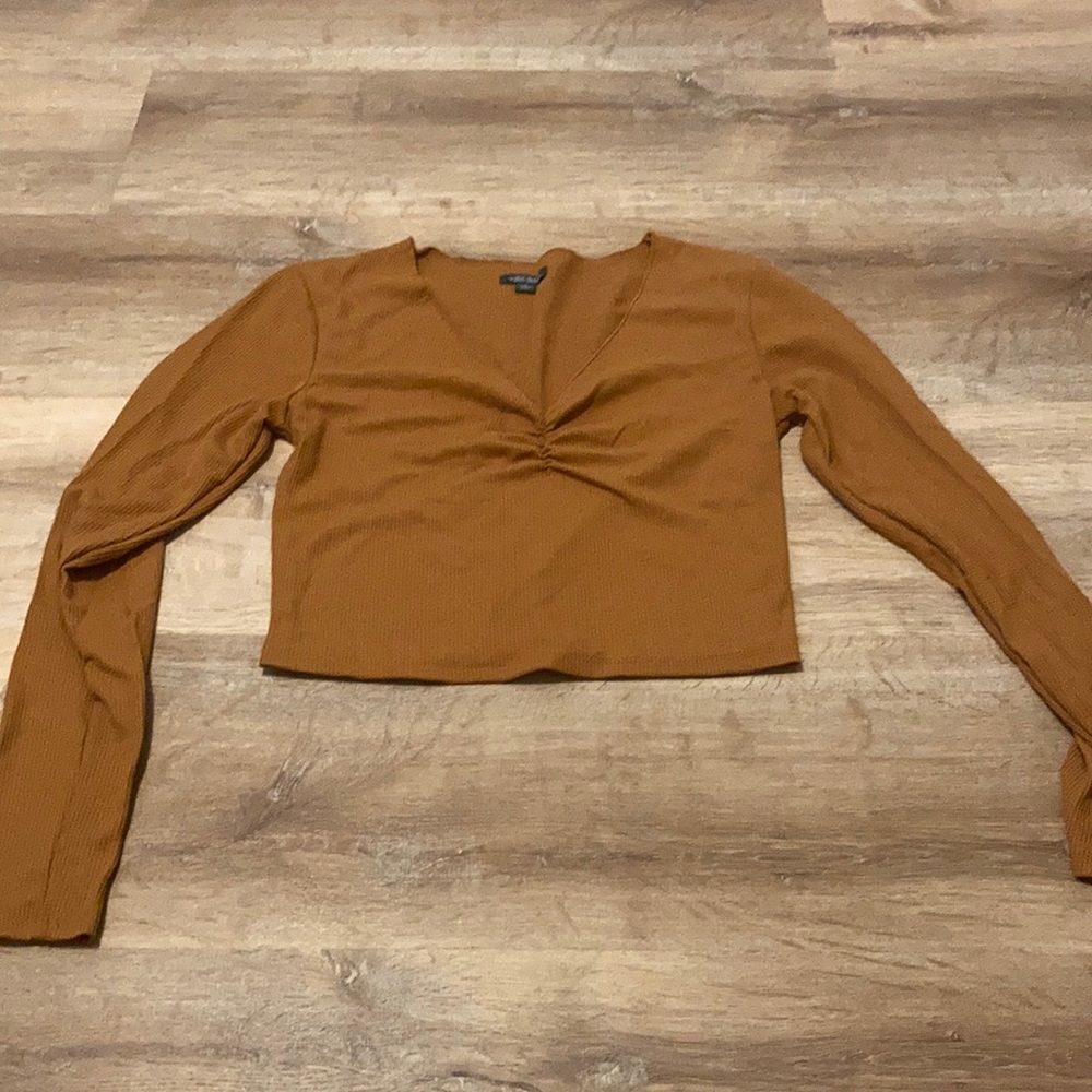 burnt orange long sleeve